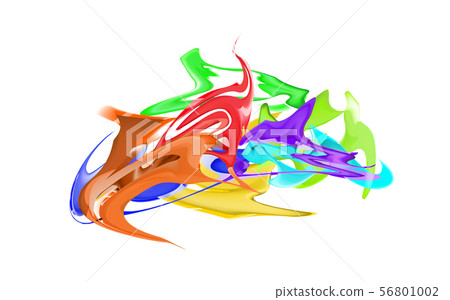 Abstract multiacrylic composition, neurographic Abstract multiacrylic composition, neurographic 56801002
