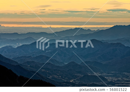 從Minami-Oiso / Okura Takamaru看到的黎明山脈 56801522