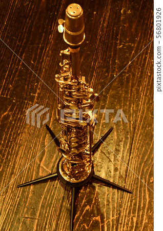 Soprano saxophone in the center Soprano saxophone in the center 56801926