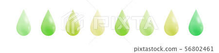 Variations on green drops 56802461