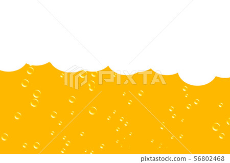 Illustration of beer and beer bubbles closeup Illustration of beer and beer bubbles closeup 56802468