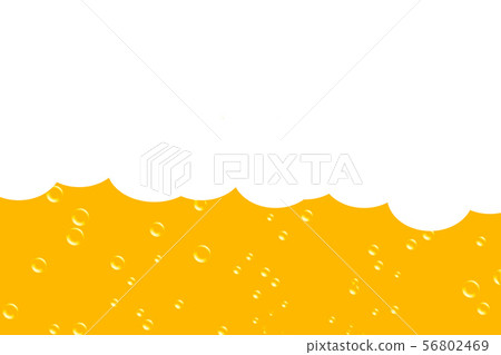 Illustration of beer and beer bubbles closeup Illustration of beer and beer bubbles closeup 56802469