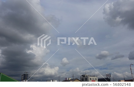 Appealing rain clouds 56802548