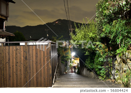 Kyoto, capital letter fire and Kyoto cityscape Kyoto, capital letter fire and Kyoto cityscape 56804424