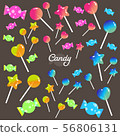 Candy colorful vector illustration 56806131
