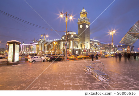 New Year holidays illumination, Moscow, Russia New Year holidays illumination, Moscow, Russia 56806616