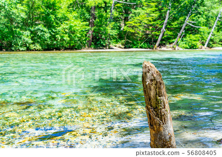 Kamikochi in summer River scenery [Nagano Prefecture] 56808405