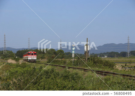 Banetsu West Line Kiha 40/47（新潟色/ 4輛車） 56808495