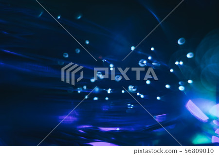 Beautiful abstract fiber optical network cable on 56809010