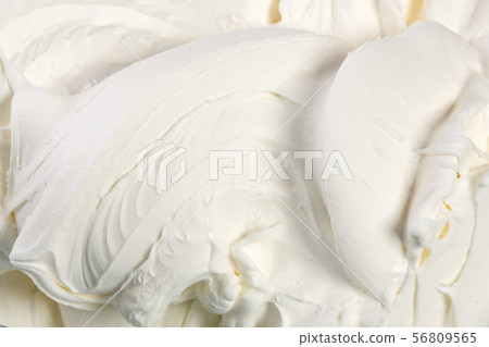 Close up shot of ice cream as background. White gelato. Close up shot of ice cream as background. White gelato. 56809565
