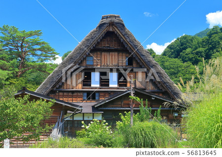 [岐阜縣]白川 - 在晴朗的天空下，和田家庭住所 56813645