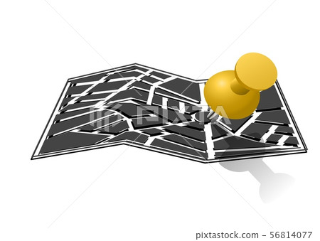 Location map world with golden pin on white Location map world with golden pin on white 56814077