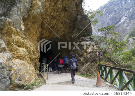 太魯閣國家公園白楊步道鬼斧神工的大理岩峽谷景觀 56814344