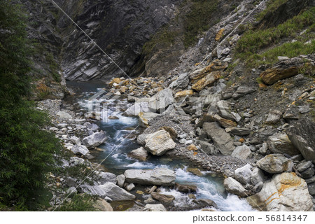 The marble gorge landscape of the Taroko National Park in the Taroko National Park 56814347