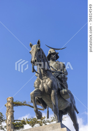 Date Masamune horse riding statue Date Masamune horse riding statue 56814549