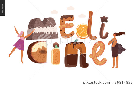 Dessert temptation font 56814853