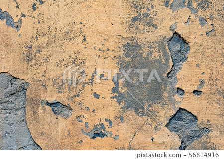 Wall fragment with scratches and cracks 56814916