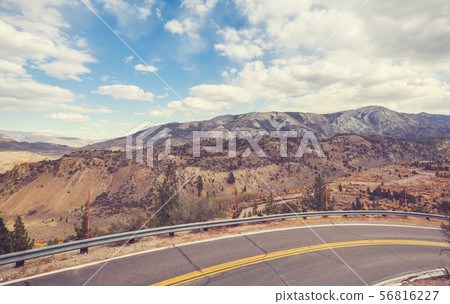 Road in mountains 56816227