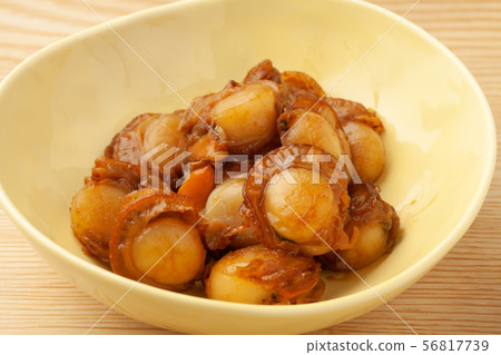 Boiled baby scallops 56817739