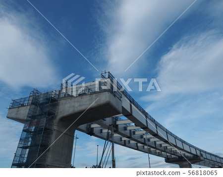Bridge under construction Bridge under construction 56818065