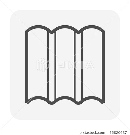 roof tile icon 56820687
