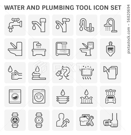 faucet water icon 56820694