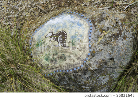 Aboriginal paint in Melbourne Victoria 56821645