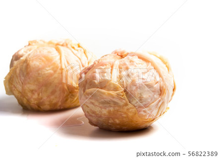 Sour cabbage isolated on white background 56822389