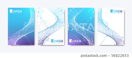 Modern Health care cover template design for a report and medical brochure design, flyer, leaflets 56822653