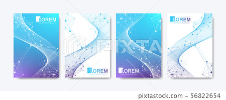 Modern Health care cover template design for a report and medical brochure design, flyer, leaflets 56822654
