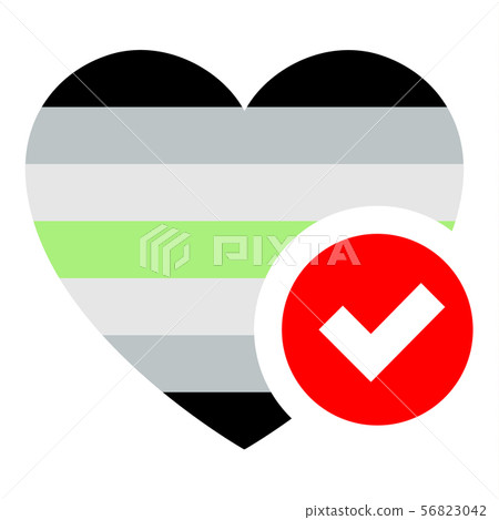 flag in heart shape, vector illustration for your flag in heart shape, vector illustration for your 56823042