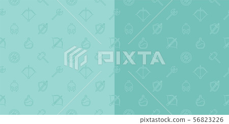 Vector seamless pattern background icon - Stock Illustration [56823226 ...