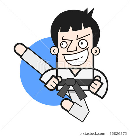 Taekwondo Logo Design Template. Vector Taekwondo Logo Design Template. Vector 56826273