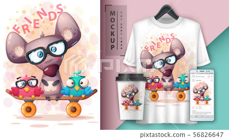 Set animals set - mockup idea for print 56826647