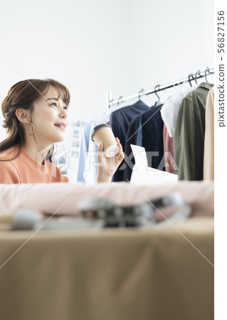 Female apparel coordination fashion industry concept image Female apparel coordination fashion industry concept image 56827156
