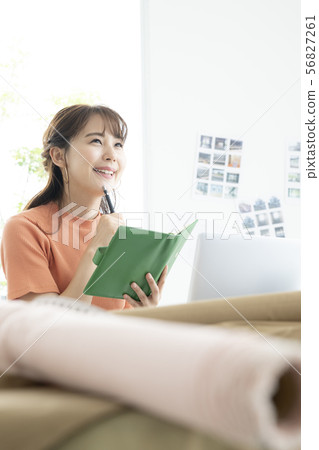 Female apparel coordination fashion industry concept image Female apparel coordination fashion industry concept image 56827261