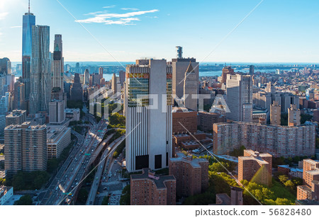 Aerial view of Midtown Manhattan New York City Aerial view of Midtown Manhattan New York City 56828480