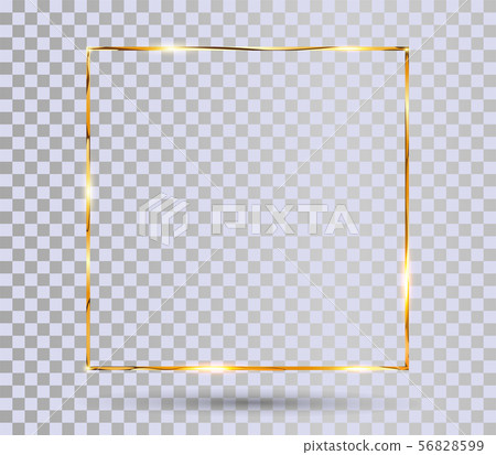 Gold shiny frame 56828599