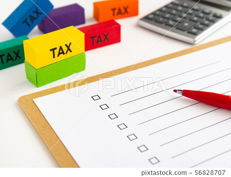 Tax TAX Tax increase Checklist To-do list 56828707