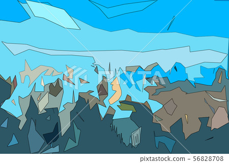 Abstract shapes pattern background 56828708