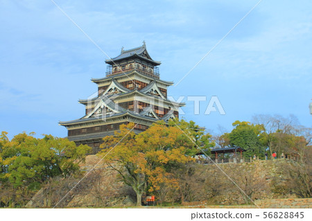 [Hiroshima Prefecture] Hiroshima Castle "The castle tower" 56828845