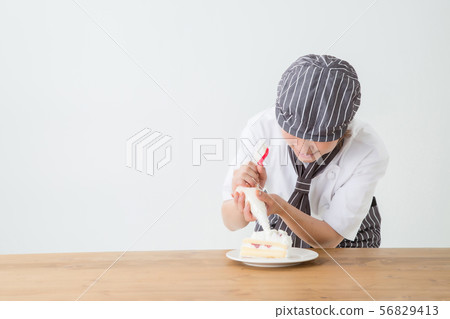 Woman with cream 56829413