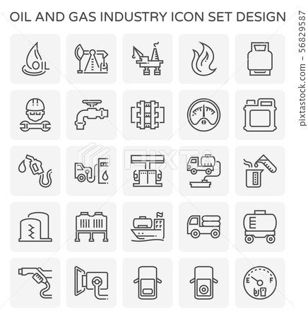 oil gas icon 56829587