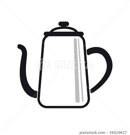 Cafe simple coffee pot - Stock Illustration [56829627] - PIXTA