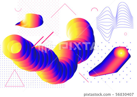 Universal Gradient geometric shapes set Universal Gradient geometric shapes set 56830407