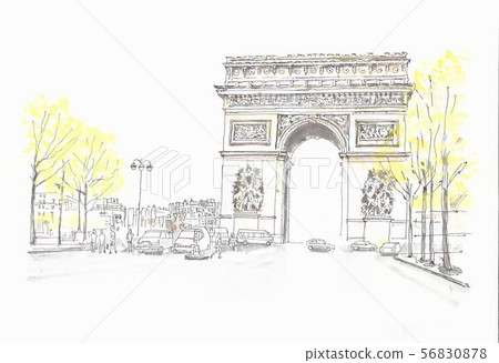 France, Paris, Arc de Triomphe 56830878
