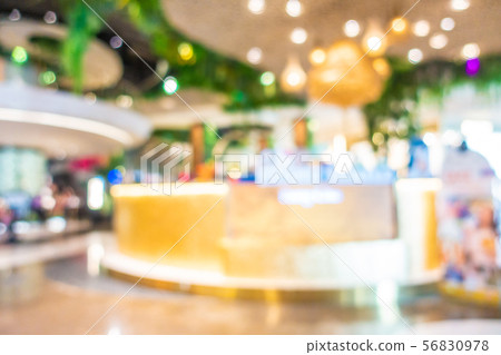 Abstract blur and defocus beautiful luxury shopping mall interior 56830978