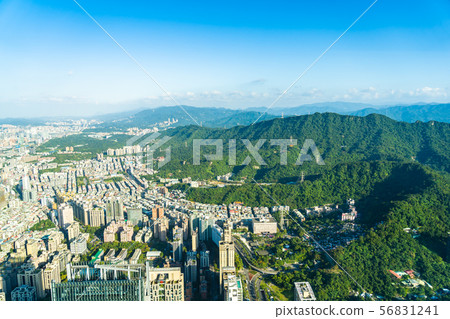 Beautiful architecture building taipei city 56831241