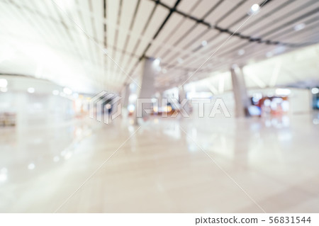 Abstract blur and defocused airport terminal interior Abstract blur and defocused airport terminal interior 56831544