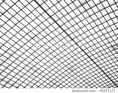 Abstract architecture of glass roof exterior 56831571
